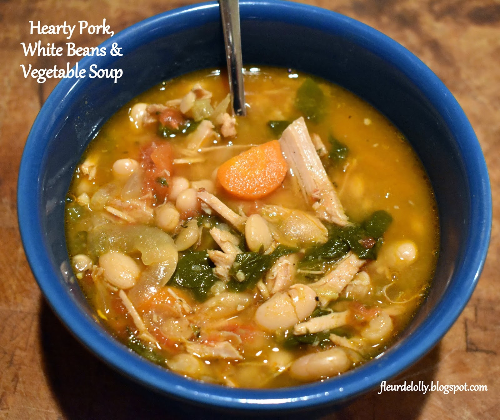 Fleur de Lolly Hearty Pork, White Beans, and Vegetable Soup