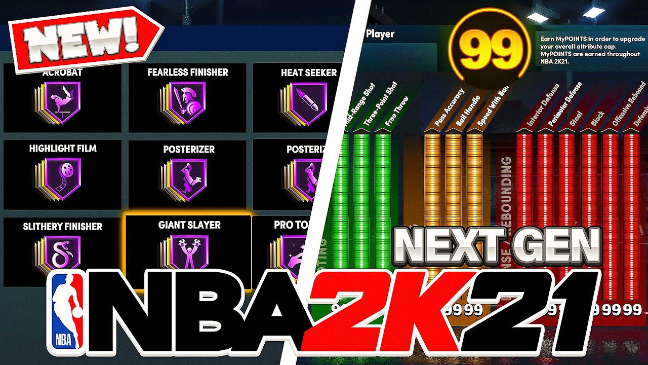 NBA 2K21 NextGen MyPlayer Builder Tips