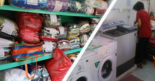 Motto Usaha Laundry Pigura