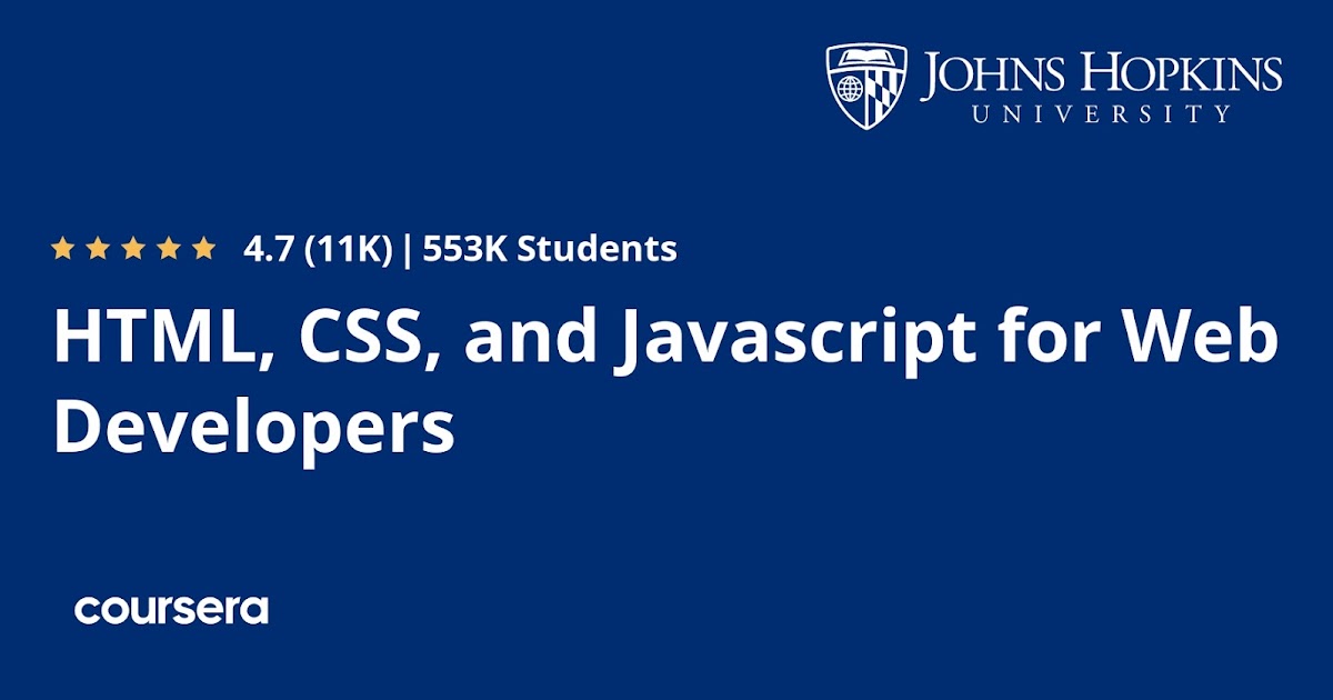 HTML, CSS, and JavaScript for Web Developers of Coding Assignments Coursera