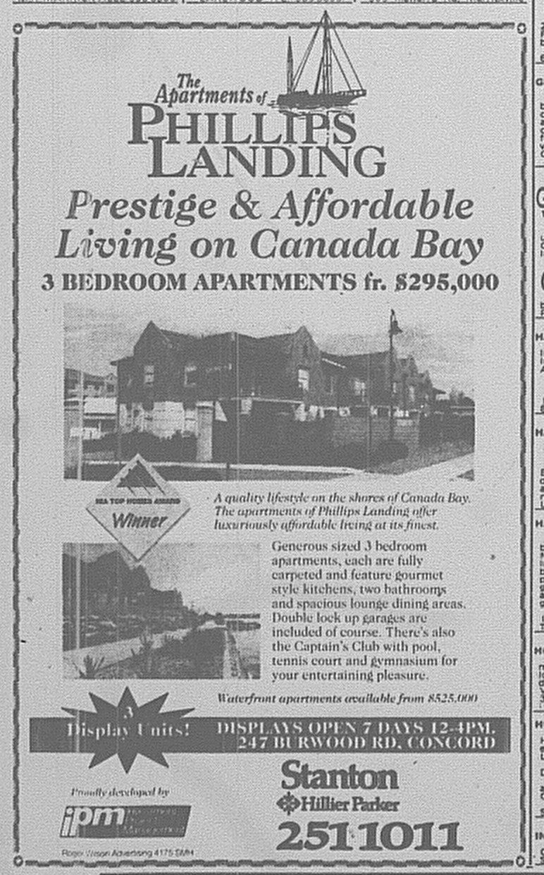 Fab Sydney Flashbacks Property Advert of the Week The Apartments of