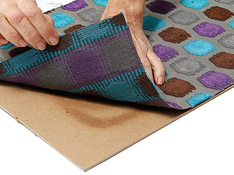 Cuadro con cartón y tela