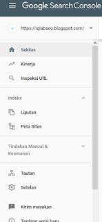 cara verifikasi blog di search console