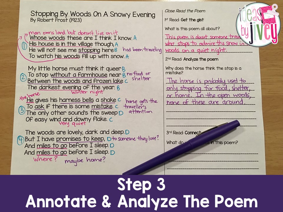 Close Read Poetry: BONUS LESSON! - Ideas by Jivey