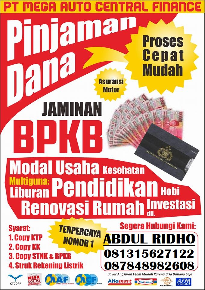 Mega solusi layanan kredit terbaik untuk jaminan bpkb
