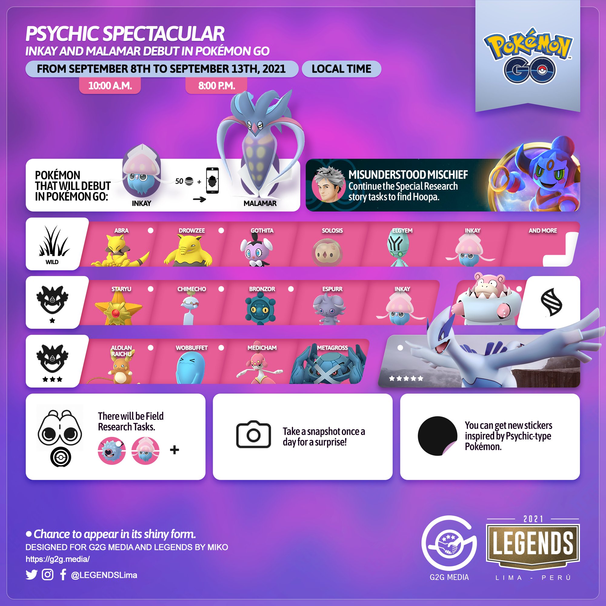 Pokémon Go apresenta seu Espetáculo Psíquico! - Pokémothim