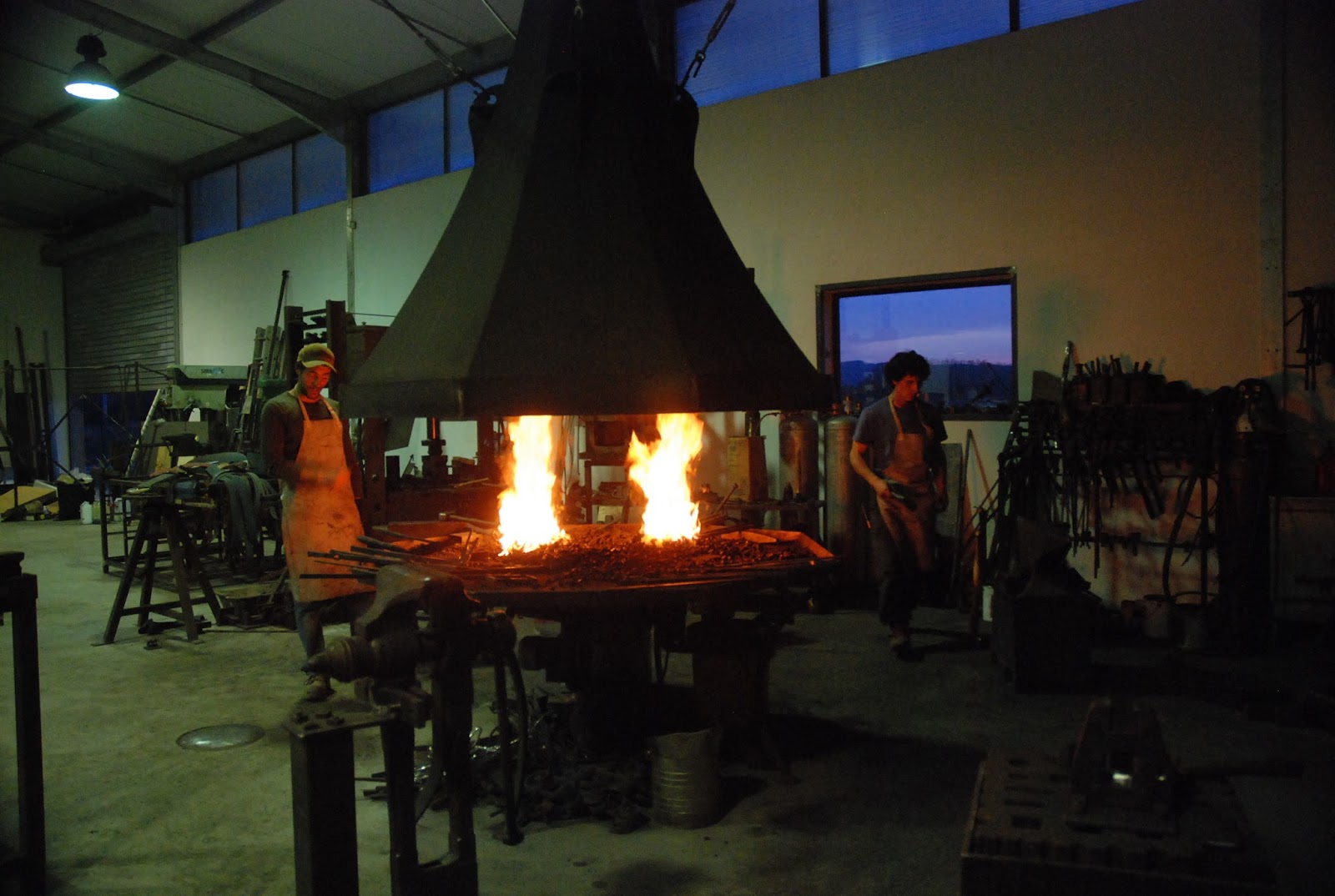 Les stages de forge à l'atelier L'art de fer avec Boris!