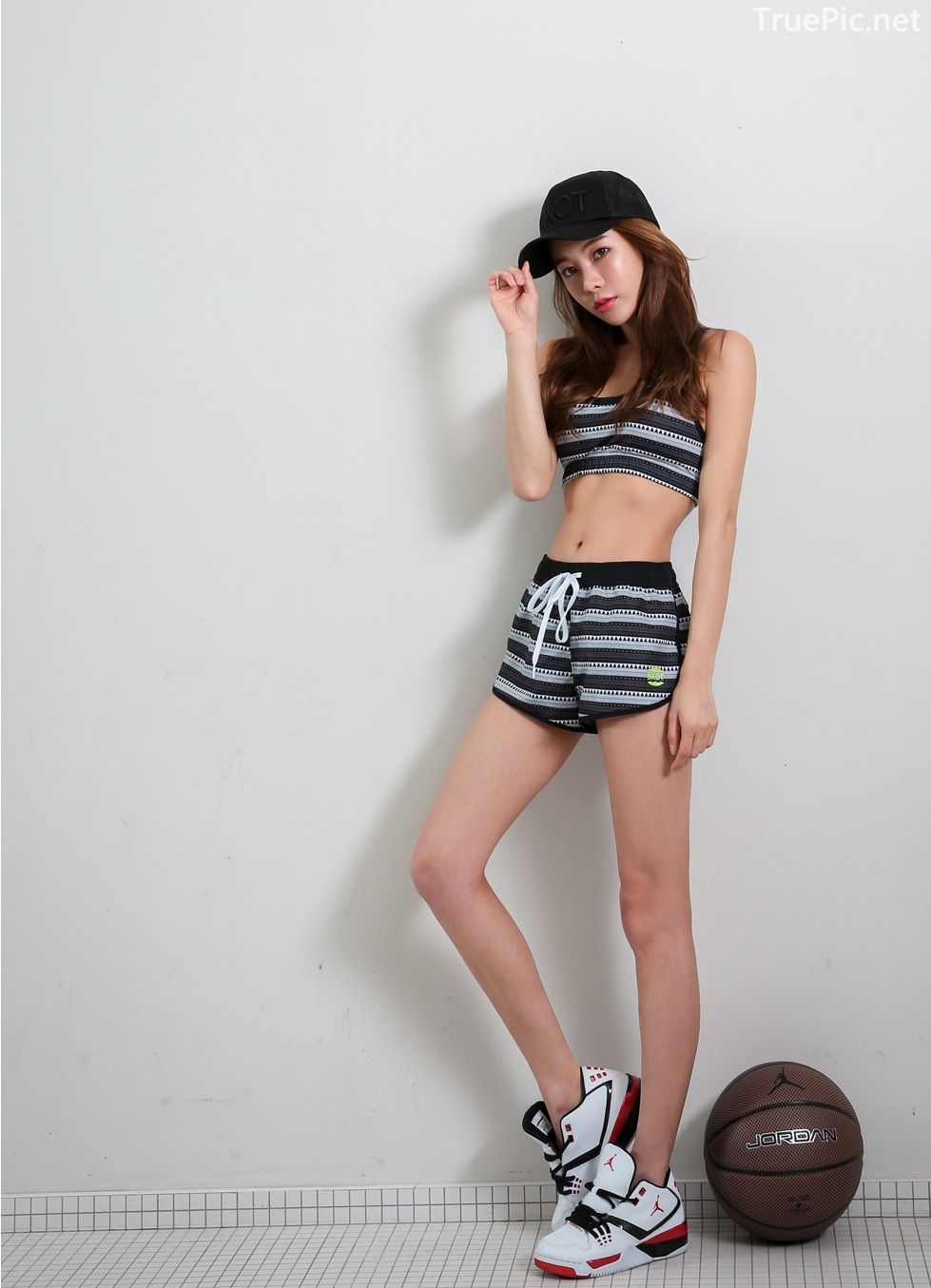 An Seo Rin - Short Shorts Fitness set - Korean model and fashion - Picture 11