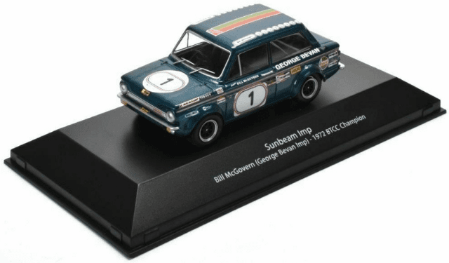 atlas btcc collection, british touring cars champions collection, sunbeam imp 1:43 bill mcgovern