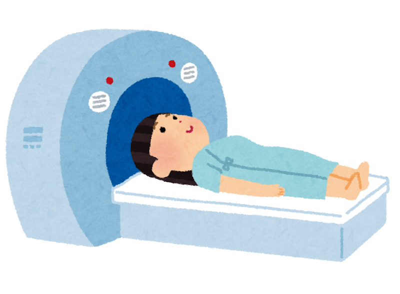 Mri Ctスキャンのイラスト 女性 かわいいフリー素材集 いらすとや