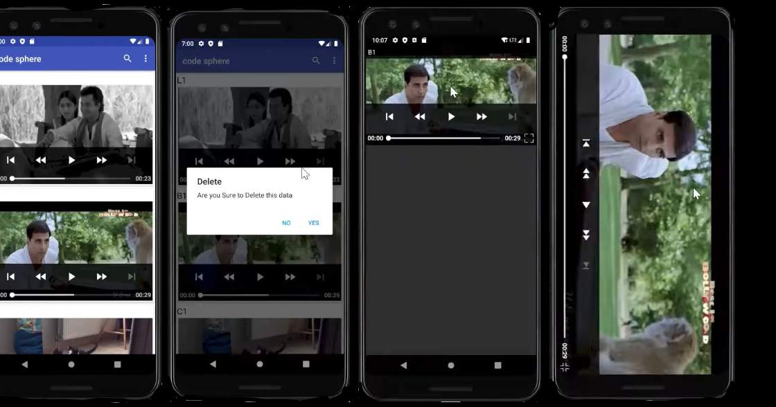 Firebase Video Streaming App using Exoplayer and Firebase storage