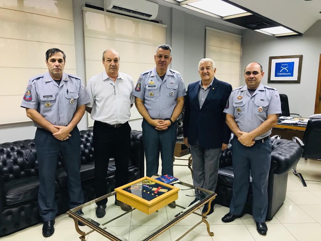 VISITA INSTITUCIONAL NO QUARTEL DO COMANDO GERAL DA POLÍCIA MILITAR DO ESTADO DE SÃO PAULO VISITA INSTITUCIONAL NO QUARTEL DO COMANDO GERAL DA POLÍCIA MILITAR DO ESTADO DE SÃO PAULO