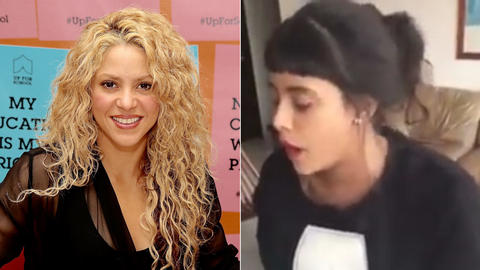 Revolucionó la redes imitando a Shakira (Video)