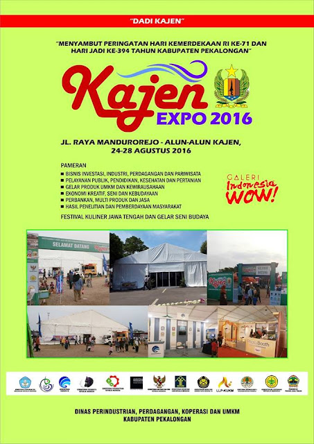 [Event] Pekalongan  | 24-28 Agustus 2016 | Kajen Expo 2016 "Dadi Kajen"