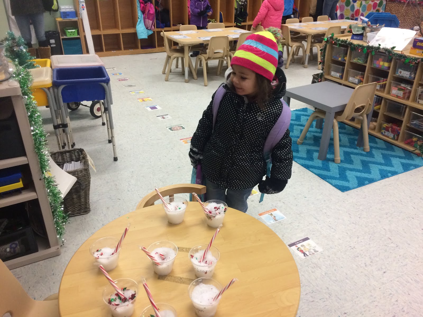 Mrs. Clute's Preschool Classroom Planting Magical Peppermint Seeds