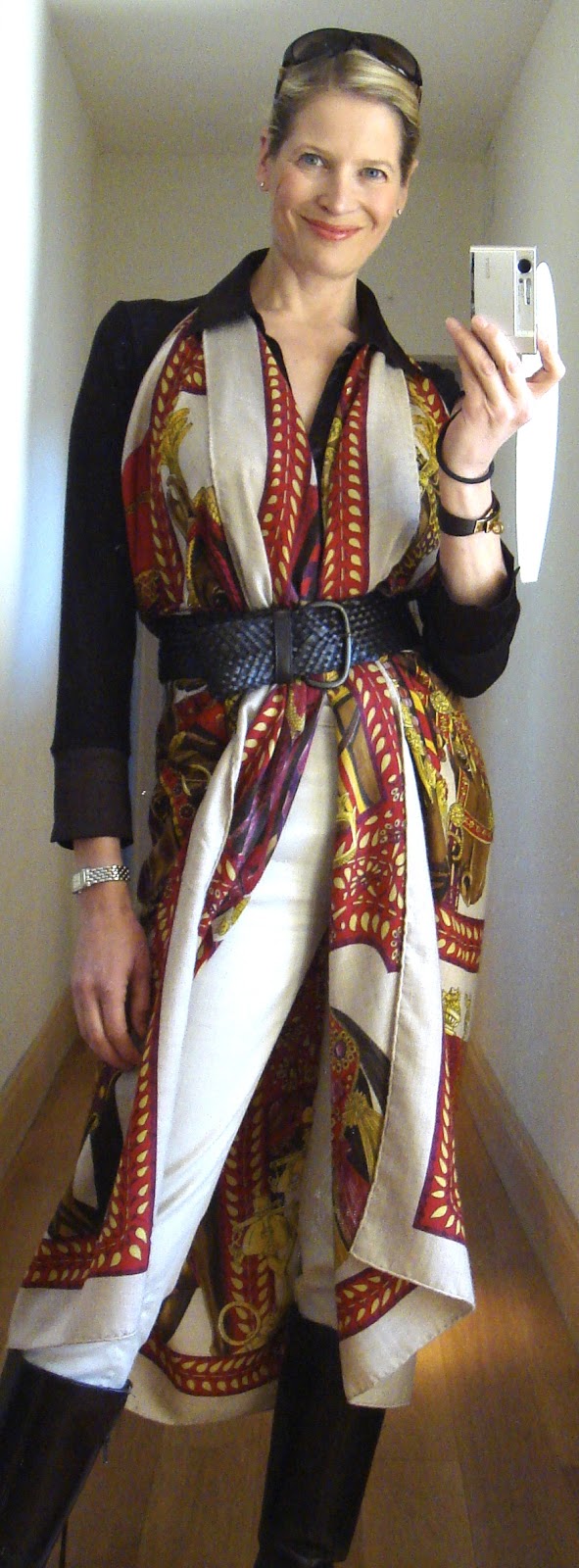 how to wear a cashmere shawl