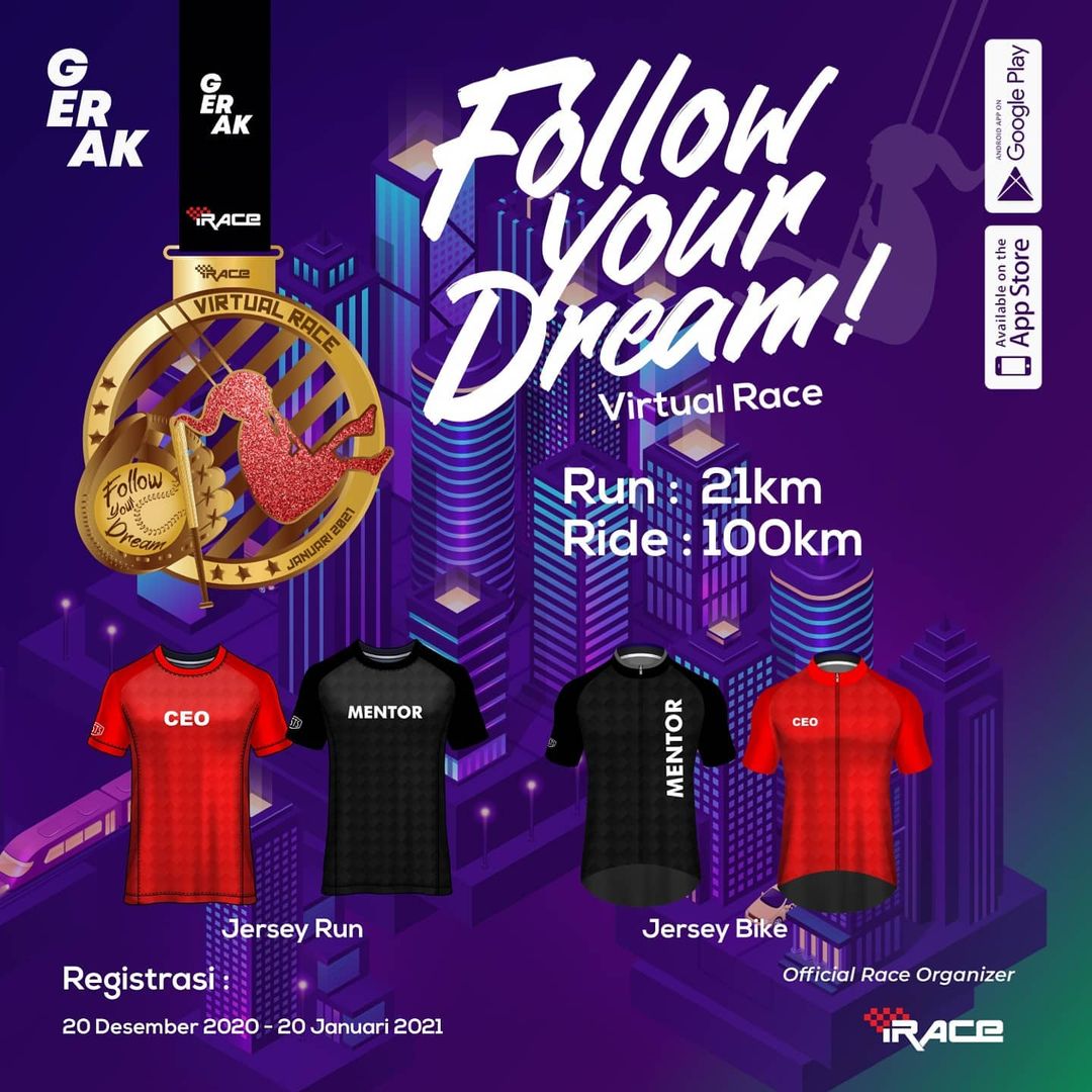 🔍 Follow Your Dream Virtual Race • 2021 Follow Your Dream Virtual Race • 2021