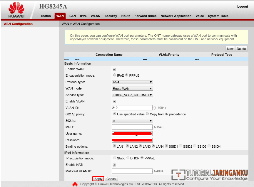 Tutorial Cara Setting Modem Ont Huawei Hg8245a Tutorial Jaringan Komputer Configure Your Knowledge
