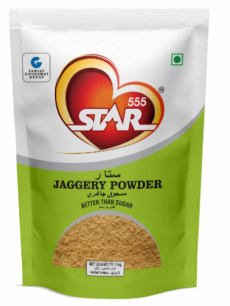 STAR Kolhapuri Premium Wet Jaggery Powder, Chemical Free, Brown, 1Kg