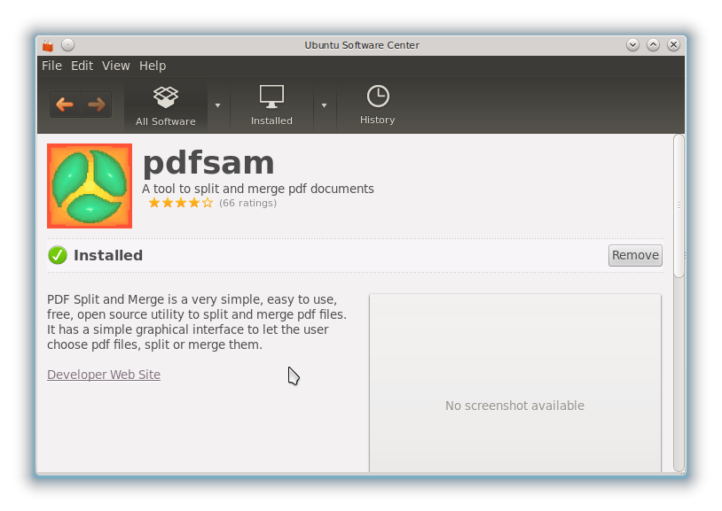 Merging PDF File in Linux with PDFSAM