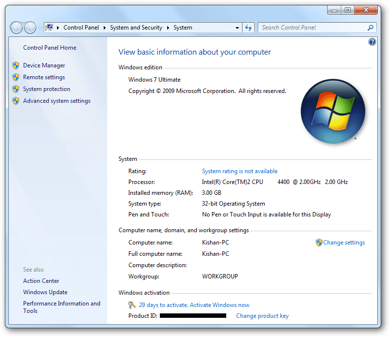 Windows 7 Product Keys/ License Keys/ Activation Keys Cracked Products