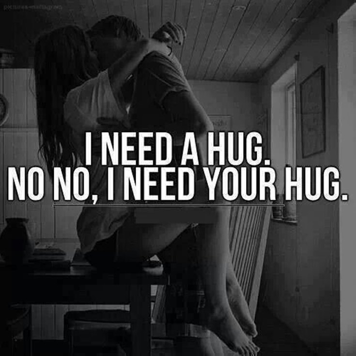 i need your hug