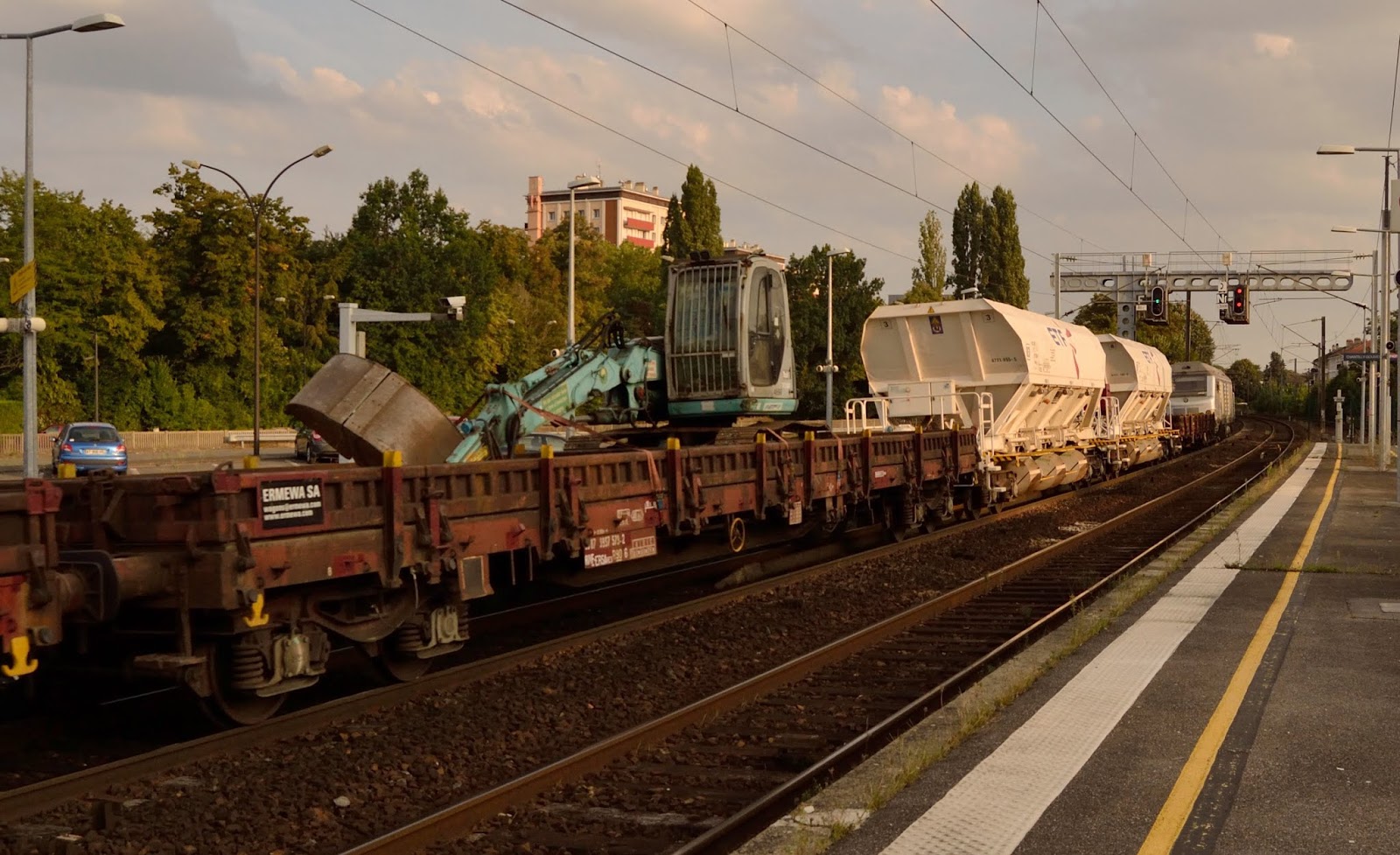 LA PASSION DU TRAIN Trains de travaux à la Chantilly.(le 16 Août 2018 ) .