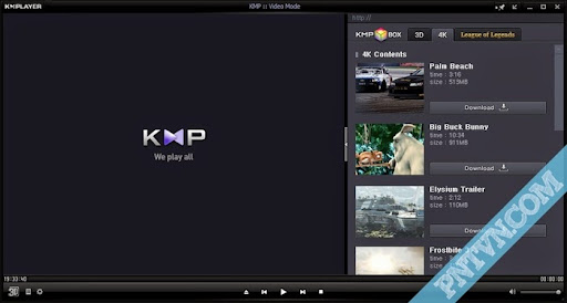 KMPlayer 3.9.1.133 - Chơi nhạc và video tuyệt vời!