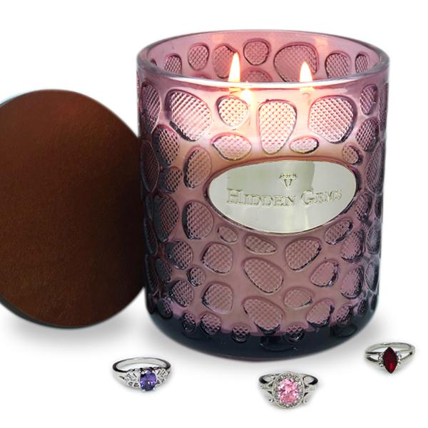 Candles with Jewelry Hidden Inside