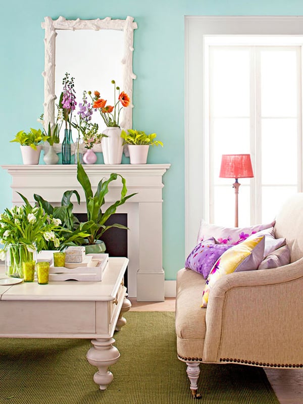 50 ideas de diseño de sala de estar enérgicas y coloridas - SKPlus