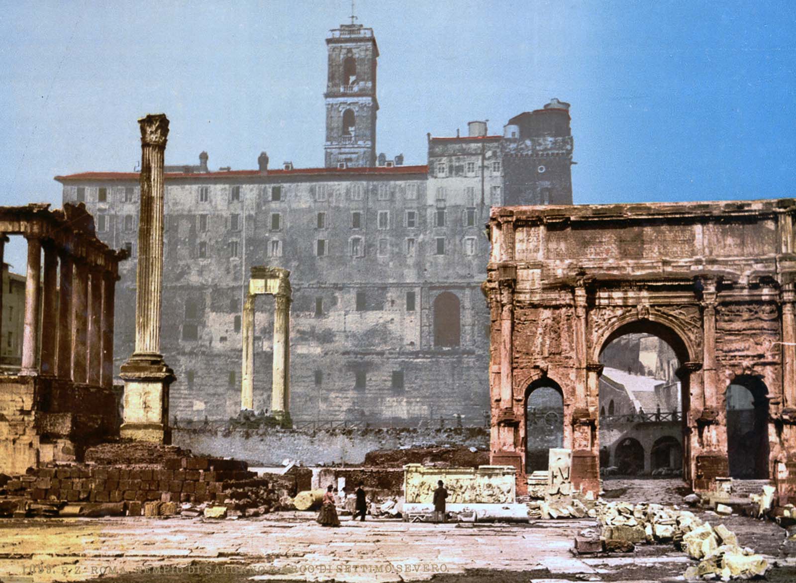 rome historical color photographs