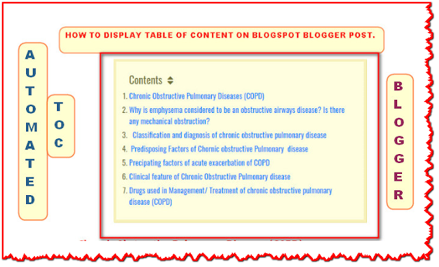 Add fancy automated Table of Content (TOC) in Blog post - LEARN MORE