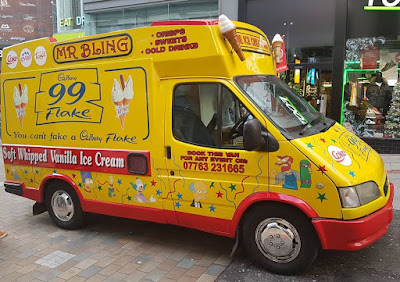 Mr Bling's Simpson-themed Ice Cream Van in Leeds