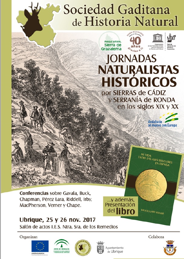 Estuvimos en:Jornadas sobre Naturalistas en la Sª de Grazalema. SGHN. Ubrique 25  Nov.