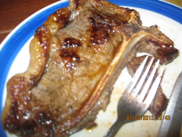 Pan Fried TBone Steak Tummy Journey