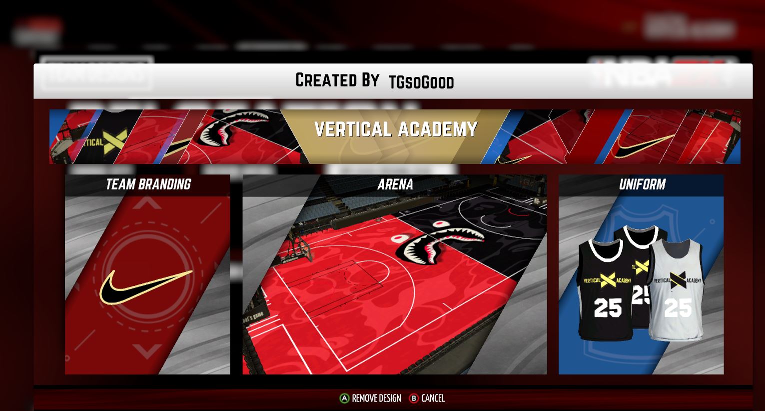 NBA 2K23 Full Court Designs in MyNBA (Wish List) by TGSoGood