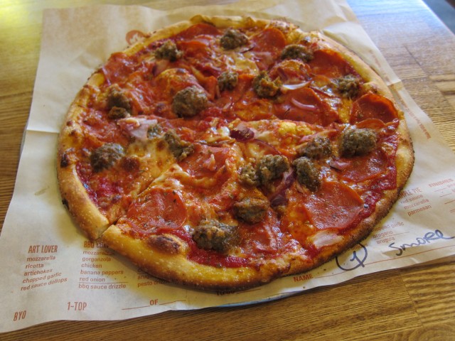 Review: Blaze Pizza - Meat Eater Pizza | Brand Eating