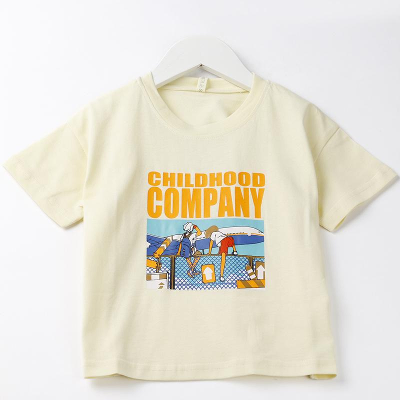 Áo Thun Trẻ Em Cotton Tay Ngắn In Chữ - GUANGZHOU 158358 5 6 602