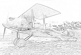 biplanes coloring pages coloring.filminspector.com German Roland