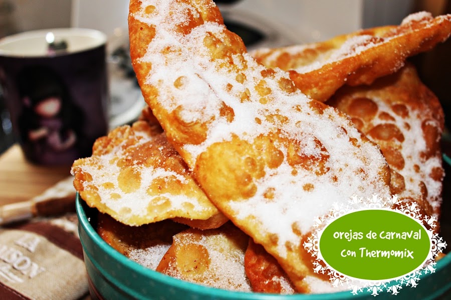OREJAS DE CARNAVAL CON THERMOMIX PASO A PASO