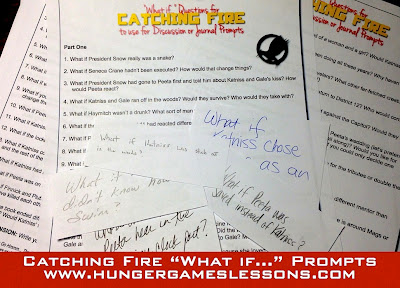Catching Fire Thought-Provoking and Critical-Thinking Questions www.hungergameslessons.com
