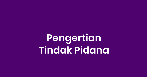 11 Pengertian Tindak Pidana Menurut Para Ahli Mingseli Id