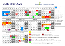 El calendari de l'escola