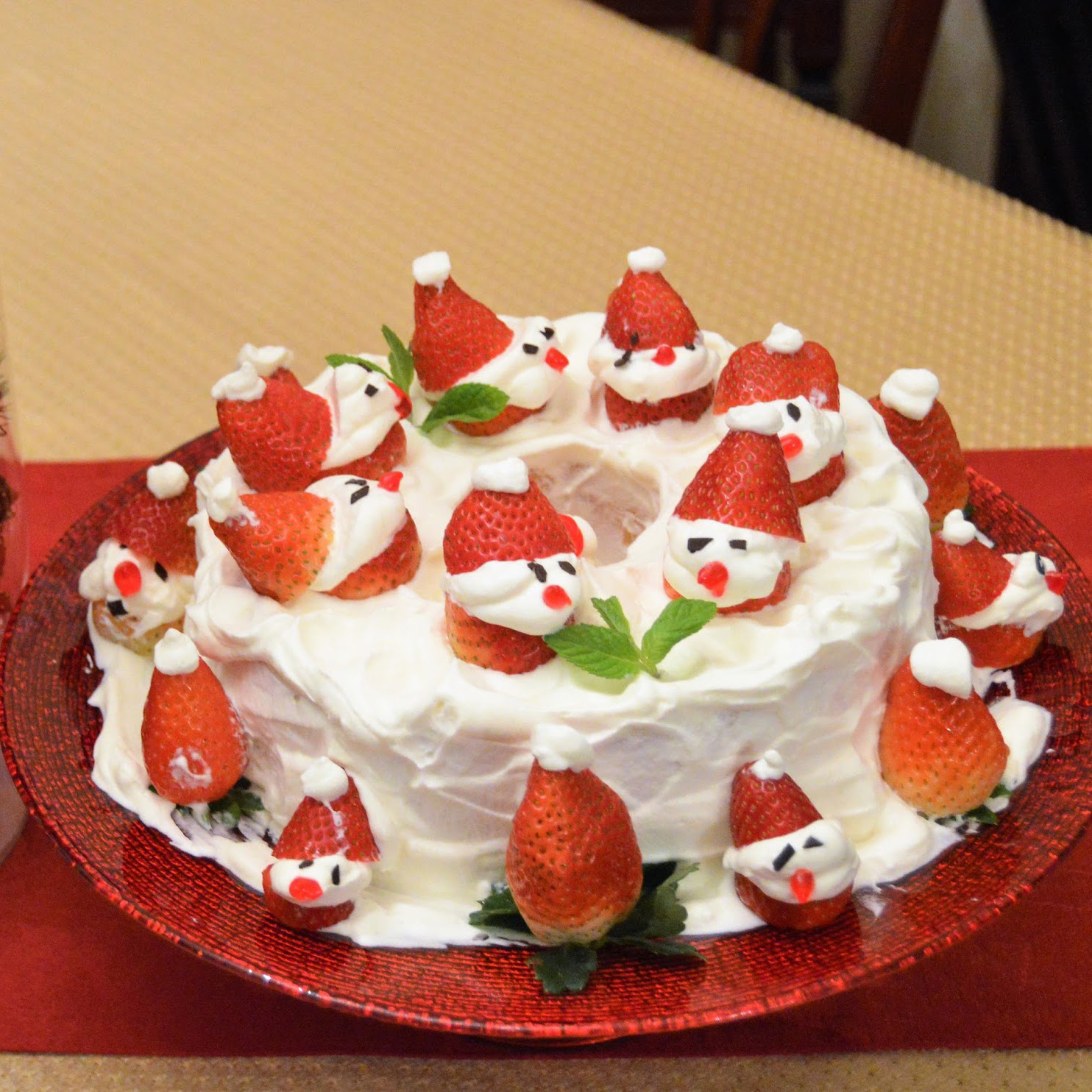 Santa Cake for Christmas/Gluten-Free - Bake Free - EN