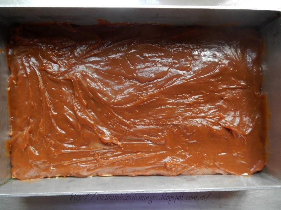 Cuadrados de coco y dulce de leche