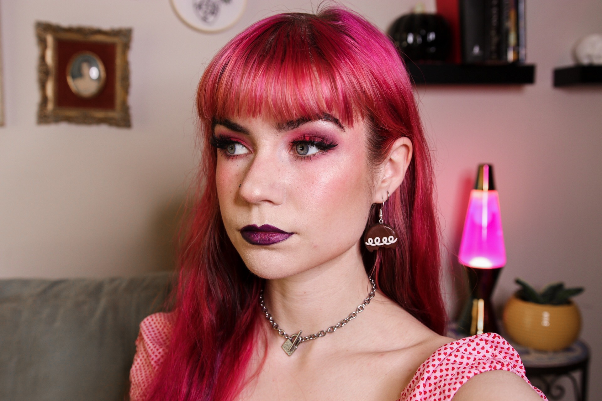 pink alt makeup tutorial