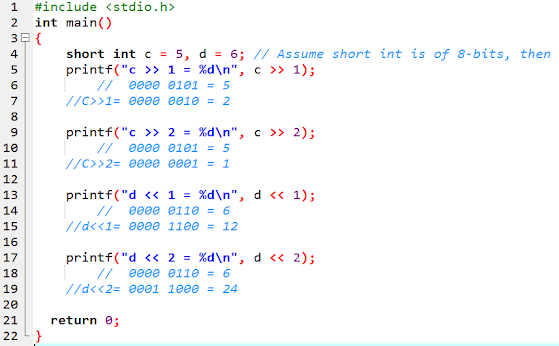 Operators and Expressions