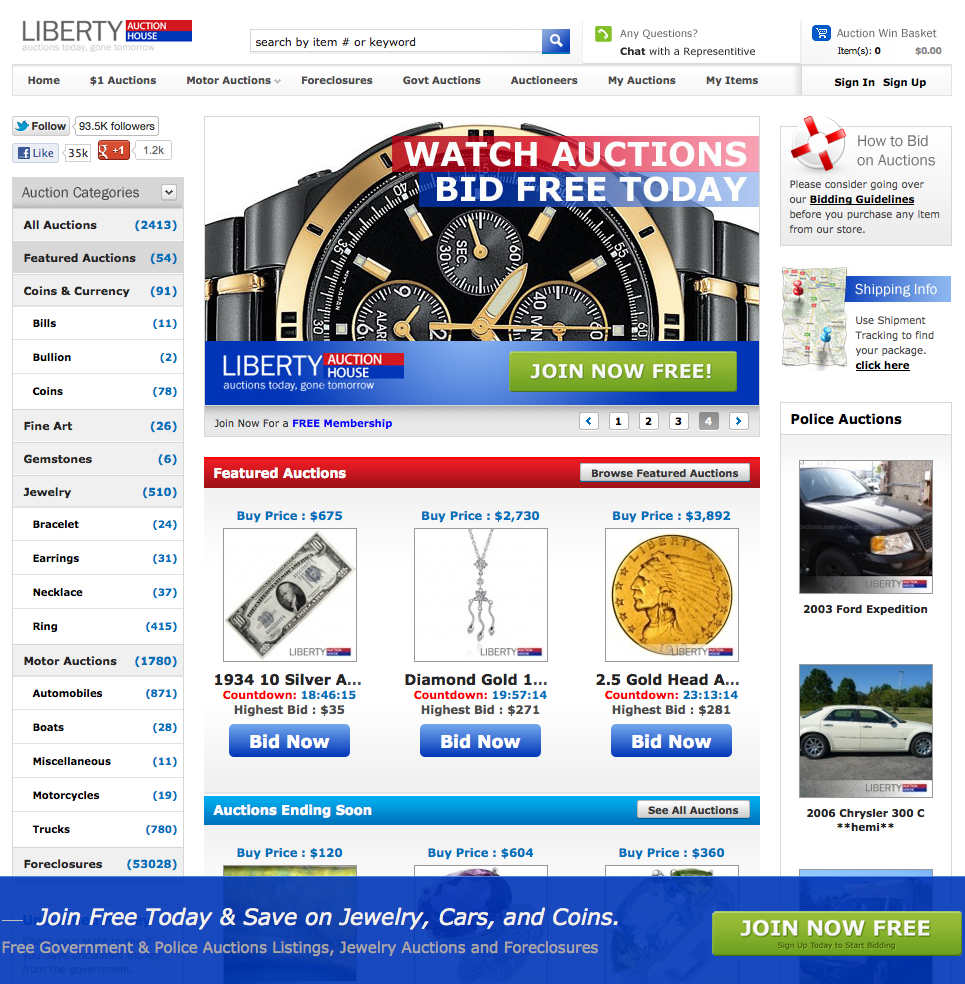 Police Auctions and Government Auction Information May 2012