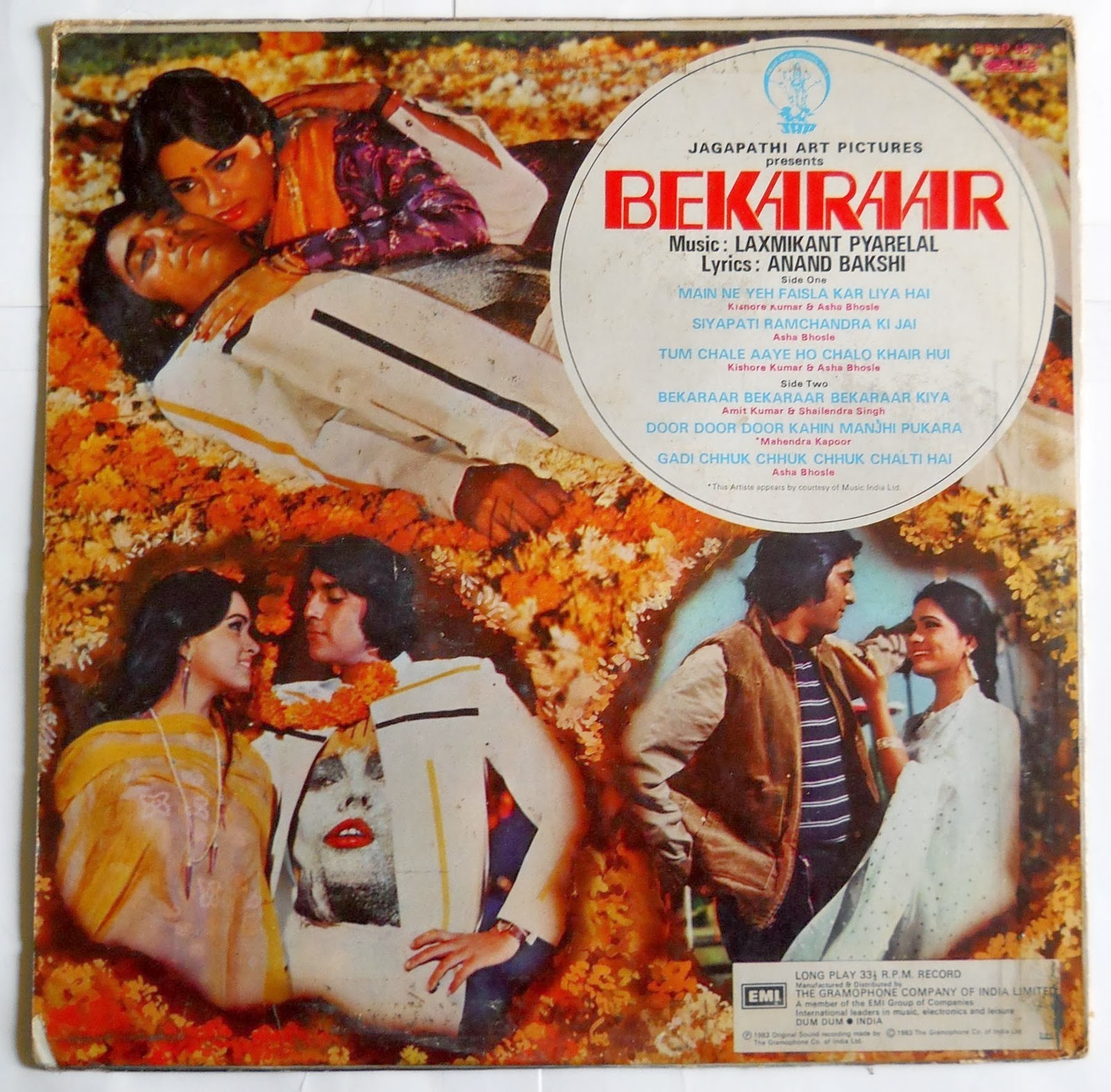 Bollywood Hindi Movie Record Covers - Part 4 - Old Indian Photos