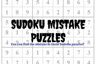 Sudoku Mistake Visual Puzzles: Can You Find the Mistake?